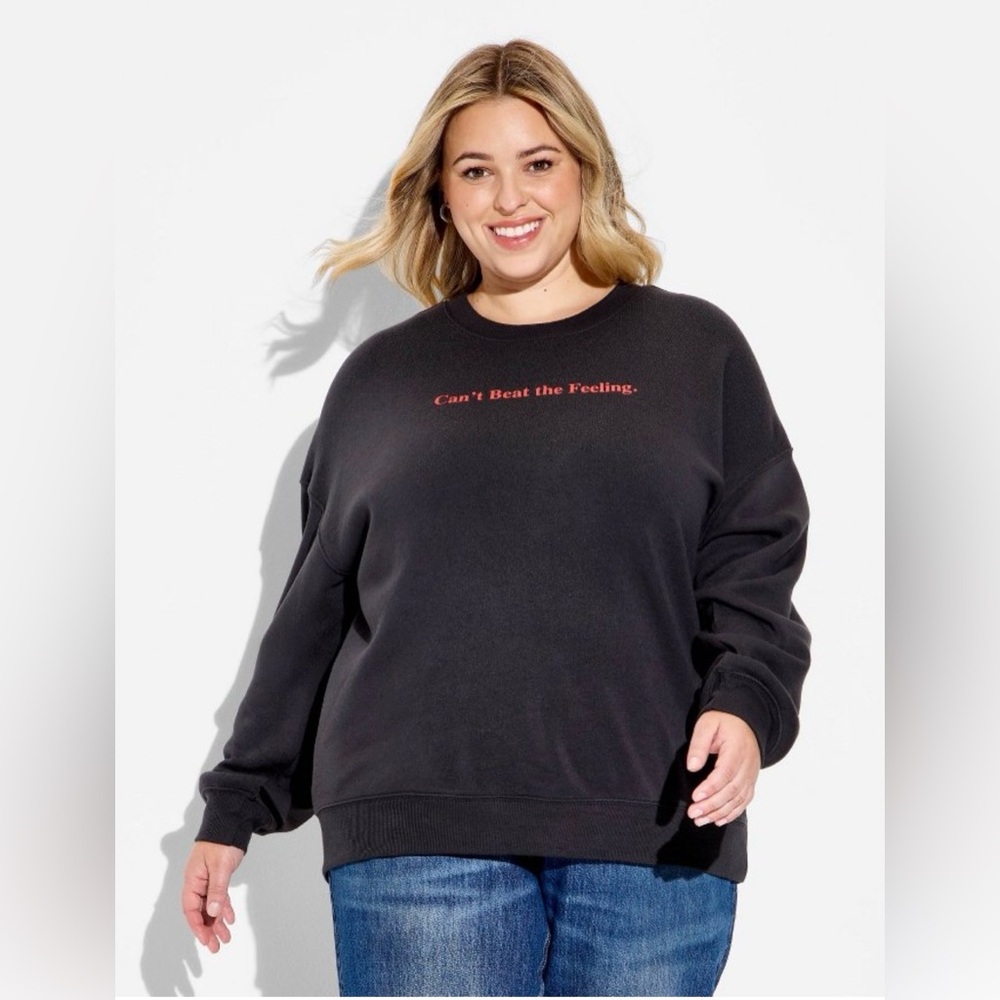 Women's Coke Can't Beat the Feeling Fleece Graphic Sweatshirt
Black 2X
NWT